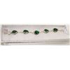 Image 1 : 137-CHROME DIOPSIDE GEMSTONE BRACELET