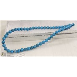 213-BLUE TURKEY TURQUOISE LOOSE BEAD NECKLACE