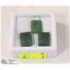 Image 1 : 16-NATURAL GREEN EMERALD 25.5CTCT