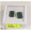 Image 1 : 21-NATURAL GREEN EMERALD 14.5CT