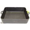 Image 1 : LARGE SQUARE CAST IRON PAN