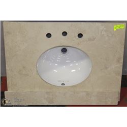 30 INCH COUNTER W/ UNDERMOUNT SINK AND TRIMS