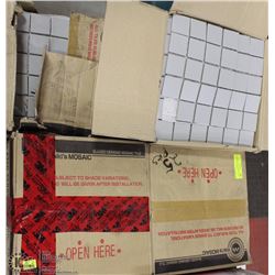 GLAZED CERAMIC MOSIAC TILES 2"X2" MATTE FINISH