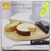 Image 1 : NEW STOKES 4 PIECE CHEESE BOARD AND KNIFE SET