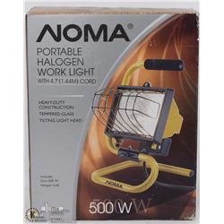 NEW NOMA 500W PORTABLE HALOGEN WORK LIGHT