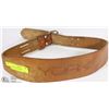 HEAVY LEATHER YORK WEIGHTLIFTING BELT