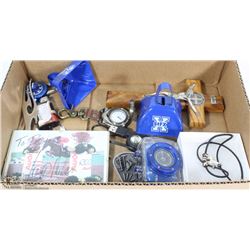 BOX W/HOCKEY BELL NOISEMAKERS, SHARK