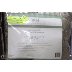 WEXLEY HOME REVERSIBLE LOVE SEAT COVER,92" BY 75"