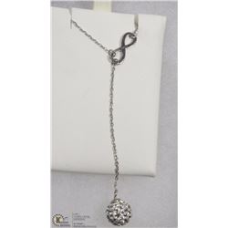 SWAROVSKI CRYSTAL ELEMENT INFINITY Y  NECKLACE