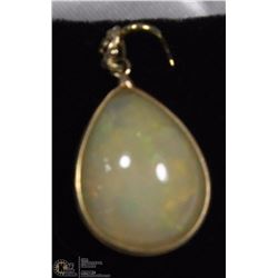 14KT YELLOW GOLD OVAL SHAPE CABOCHON CUT