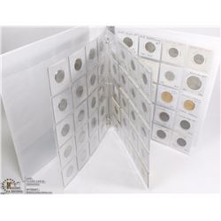 BOOK WITH CANADIAN COIN COLLECTION QUEEN VICTORIA