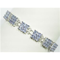 #23-STERLING SILVER 126 TANZANITE (10.80CT)