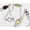 Image 2 : #25-STERLING SILVER GEMSTONE (27.0CT) LONG