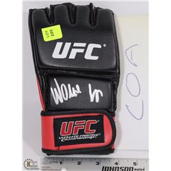 UFC SIGNED SILVA GLOVE WITH COA