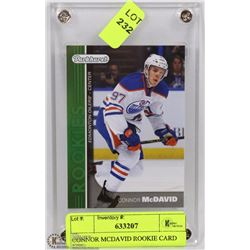 CONNOR MCDAVID ROOKIE CARD