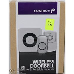 NEW WIRELESS DOOR BELL WITH PORTABLE RECEIVER