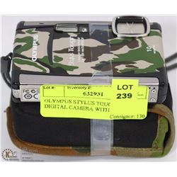 OLYMPUS STYLUS TOUGH CAMO DIGITAL CAMERA WITH