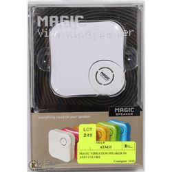 MAGIC VIBRATION SPEAKER IN ASST COLORS