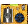 Image 1 : GIFT SET INCL EAGLE FLASH AND SKULL ASH TRAY