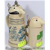 Image 1 : PAIR OF VINTAGE GERMAN WET CO STEINS