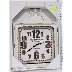 NEW "KENSINGTON STATION "RUSTIC" STYLE CLOCK