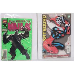 RARE BRAZILIAN COMICS W/ THE HULK & HARLEY QUINN