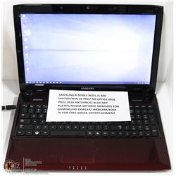 SAMSUNG R-SERIES iNTEL i5 RED LAPTOP/WIN 10 PRO