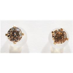 #30-14K YELLOW GOLD CHAMPAGNE DIAMOND (0.44CT)