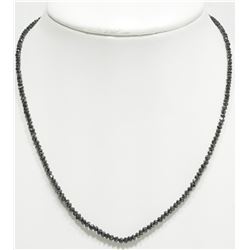 #35-18K WHITE GOLD APPR. 200 BLACK DIAMOND