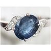 Image 1 : #42-10K WHITE GOLD SAPPHIRE (1.80CT) AND