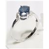 Image 2 : #42-10K WHITE GOLD SAPPHIRE (1.80CT) AND