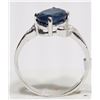 Image 3 : #42-10K WHITE GOLD SAPPHIRE (1.80CT) AND