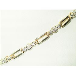 #47-10K YELLOW GOLD DIAMOND (0.33CT) BRACELET