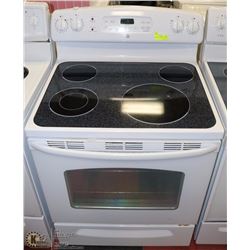 GE GLASS TOP 4 BURNER STOVE 30"