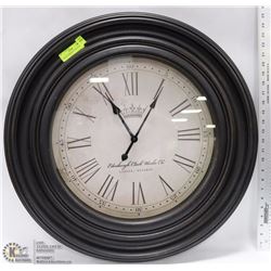 LARGE EDINBURGH CLOCK WORKS CO WALL CLOCK