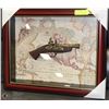 Image 1 : REPLICA  MUSKET GUN DISPLAY 18"X22"