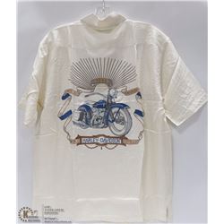 TOMMY BAHAMA 100% SILK EMBROIDERED SHIRT SIZE LRG