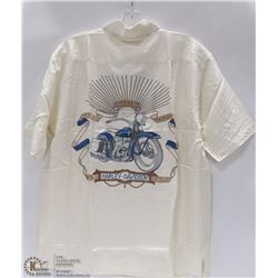 TOMMY BAHAMA 100% SILK EMBROIDERED SHIRT SIZE XL