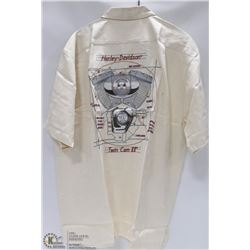 TOMMY BAHAMA 100% SILK EMBROIDERED SHIRT SIZE XL