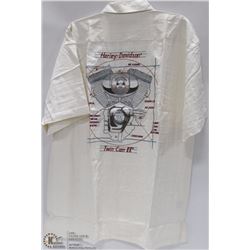 TOMMY BAHAMA 100% SILK EMBROIDERED SHIRT SIZE XL