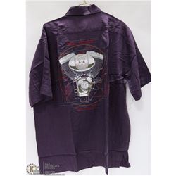 TOMMY BAHAMA 100% SILK EMBROIDERED SHIRT SIZE LRG