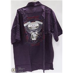 TOMMY BAHAMA 100% SILK EMBROIDERED SHIRT SIZE LRG