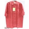 Image 1 : TOMMY BAHAMA 100% SILK EMBOSSED SHIRT SIZE XL