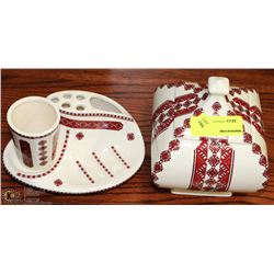 PAIR OF UKRAINIAN ORNAMENTS