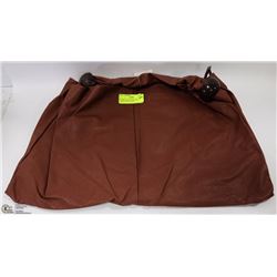 PICABO LIGHT BROWN SHOULDER BAG W/ LARGE BEADS