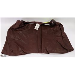 PICABO DARK BROWN SHOULDER BAG W/ LARGE BEADS