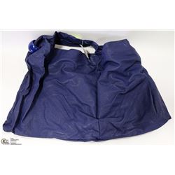 PICABO BLUE SHOULDER BAG W/ LARGE BEADS ON HANDLE