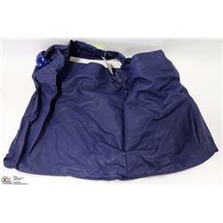 PICABO BLUE SHOULDER BAG W/ LARGE BEADS ON HANDLE