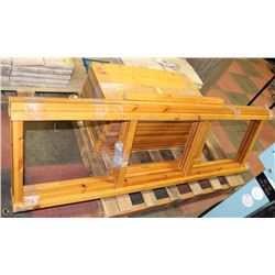 IKEA  "IVAR" SHELVING WITH LADDERS, D-SHELVES