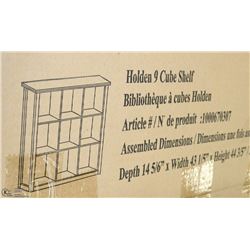 NEW IN BOX 9 SHELF CUBE SHELF